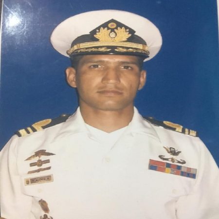 Capitan Rafael Acosta Arévalo, pertenecía a la Armada, donde ostentaba el cargo de capitán de corbeta. (Foto Cortesía)