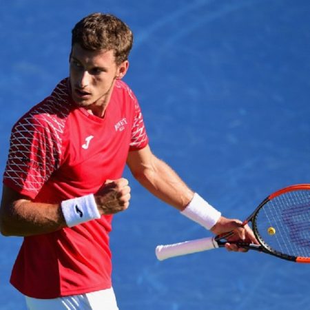 El español Pablo Carreño, segundo favorito, se impuso al coreano Hyeon Chung, sexto, y se clasificó para las semifinales del torneo de Winston Salem/Foto: AFP