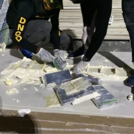 Alijo de cocaína