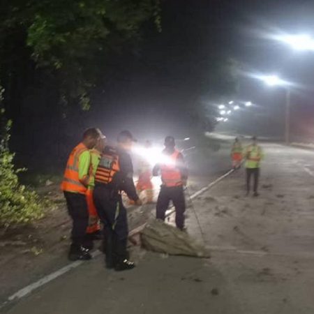 Registrado derrumbe en muro de contención Trincheras de la Valencia-Puerto Cabello
