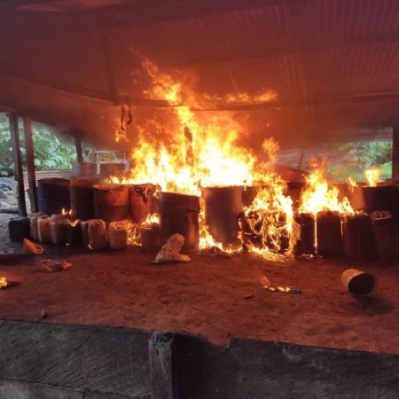 FANB destruyó campamento con droga en el estado Zulia