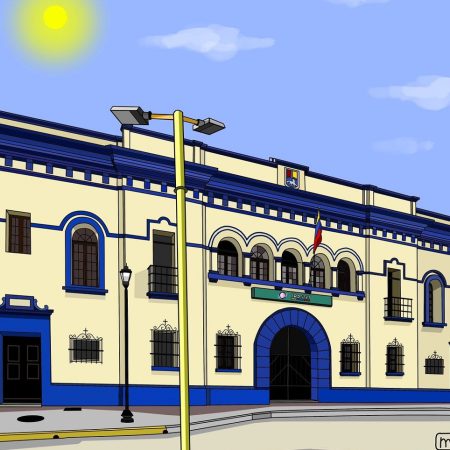 Uno de los dibujos de Marcelino Juárez. (Foto cortesia).