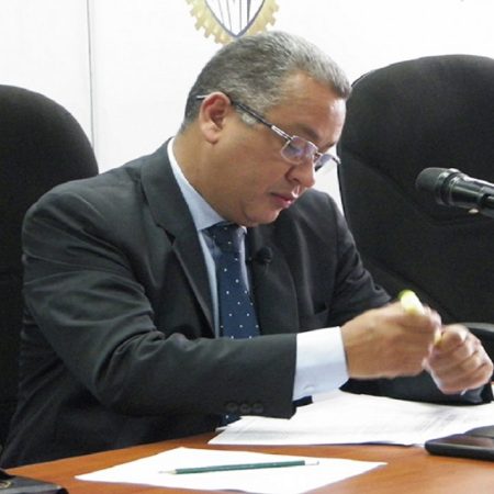 El comisario Douglas Rico, director nacional del Cicpc en rueda de prensa este lunes 19 de agosto de 2019. (Cortesía)