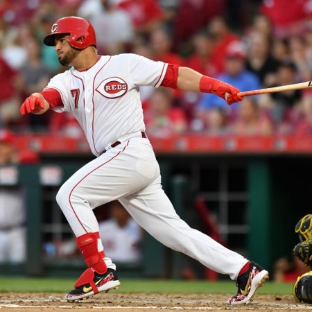 Eugenio Suárez, jugador de los Cincinnati Reds (Foto Archivo)