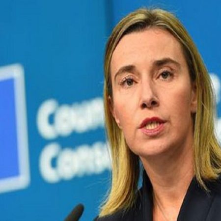 La responsable de política exterior de la UE, Federica Mogherini, (Foto archivo)