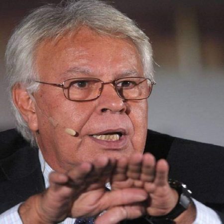 El expresidente del Gobierno español Felipe González. (Cortesía)