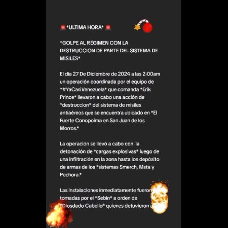 Explosiones en el Fuerte Conopoima: lo que se sabe hasta el momento