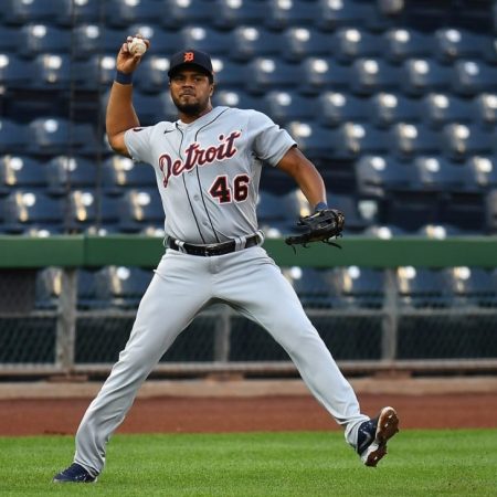 Jeimer Candelario, pelotero dominicano de los Tigres de Detroit. / Foto cortesía motorcitybengals.com