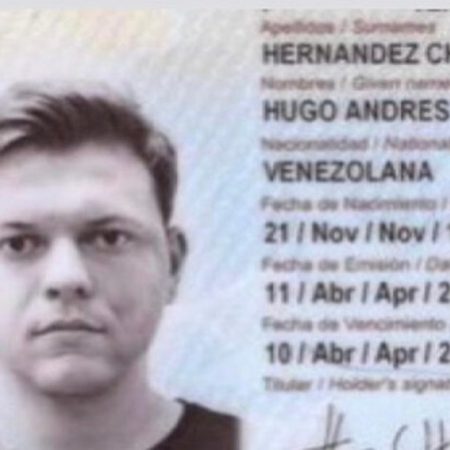 Hugo Andrés Hernández Chacón. (Cortesía