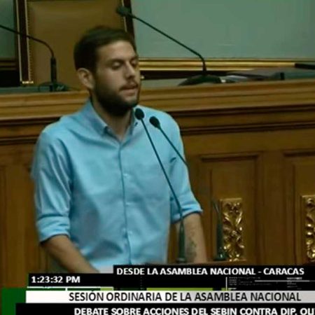 Juan Requesens, diputado a la Asamblea Nacional por el estado Táchira. / Foto Cortesía