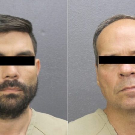 Jean Carlos Sánchez Rojas y Víctor Fossi Grieco piloto de la aeronave; intentaron ingresar un cargamento de lingotes de oro valorado en 5 millones de dólares de acuerdo con documentos judiciales. (Cortesía)