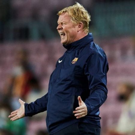 Ronald Koeman es director técnico desde el 2020. Foto cortesía: El Universo.