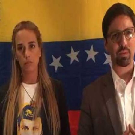 Lilian Tintory y Freddy Guevara. (Cortesía)