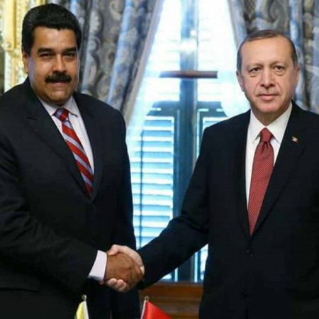 Nicolás Maduro y Recep Tayyip Erdogan, presidente turco. (Cortesía)