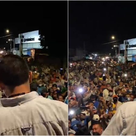 Superlano llamó a sus simpatizantes a marchar hasta la sede regional del CNE este miércoles