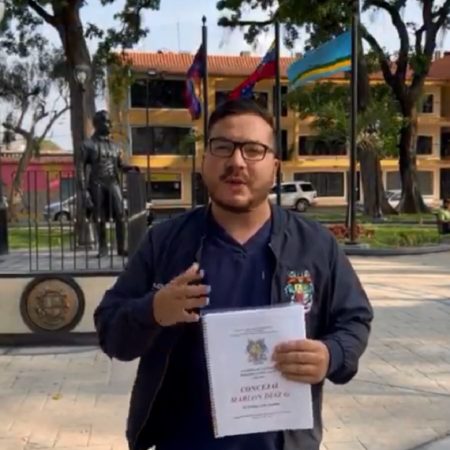 Concejal Marlon Díaz presentó su informe de gestión trimestral ante instancias de Naguanagua