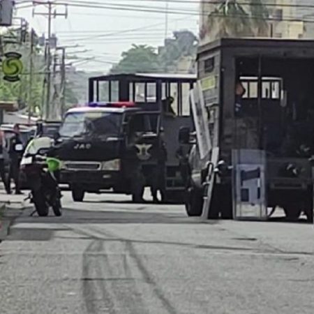 El Cicpc acordonó el área donde funcionan sus calabozos en Acarigua. (Foto Cortesía El Pitazo)