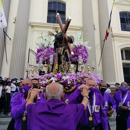 El Nazareno vuelve a las calles del país tras dos años de pandemia