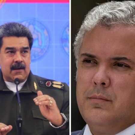Nicolás Maduro e Iván Duque.
