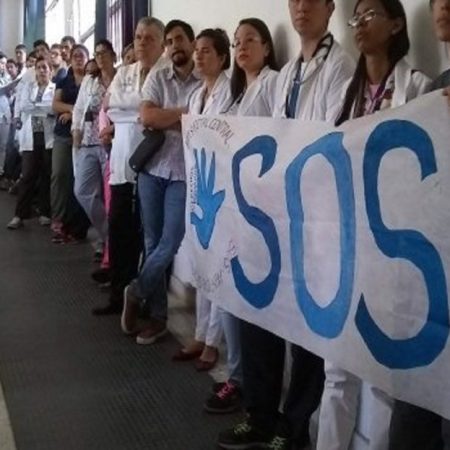 Asamblea en Hospital Maracay. (Twitter)