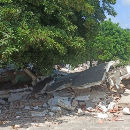 Bajo los escombros de su vivienda falleció Isabel Tortoza (Foto: Dayrí Blanco)
