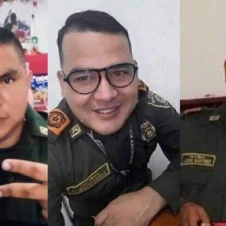 Los policías tenían entre 30 y 38 años de edad y trabajaban en la estación de policía local de Pailitas, una zona donde tiene presencia la guerrilla del ELN, según atestiguó Carvajal. (Foto cortesía 800noticias.com)