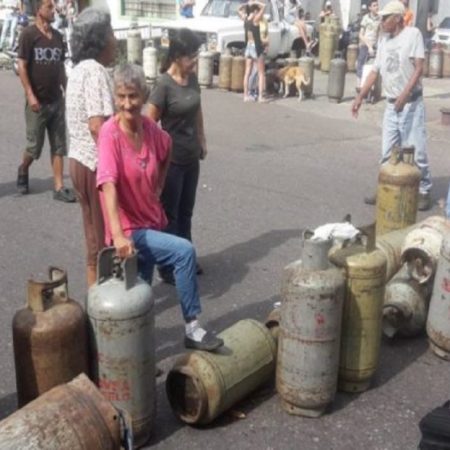Protestas por gas doméstico. (Foto Referencial)