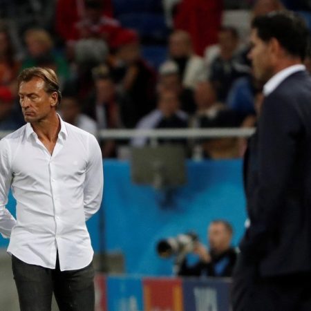 El técnico de la selección de fútbol de Marruecos, Hervé Renard, se mostró complacido por el empate pero cuestionó un posible error arbitral en la jugada previoa al gol de la igualada./Foto: EFE