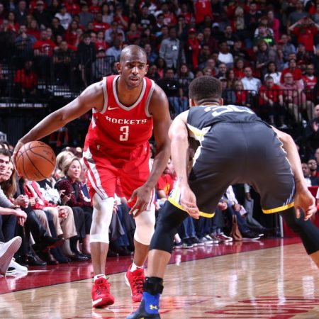 Chris Paul seguirá con los Rockets tras sellar un pacto millonariio por cuatro años./Foto: AFP