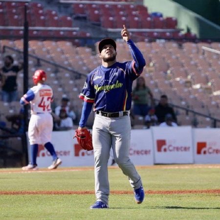 El jugador más destacado del partido fue Francisco Arcia. Foto referencial cortesía Béisbol Serie del Caribe.