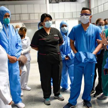 Trabajadores de ña salud.