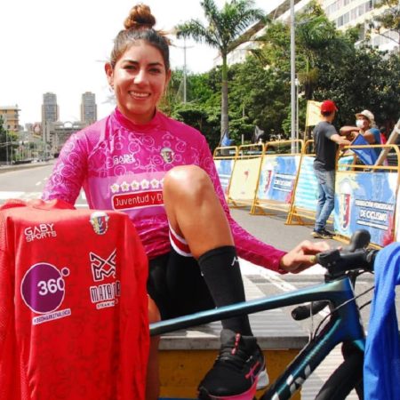 La deportista cumplió con excelencia el reto. Foto cortesía Edicson Dávila Prensa FVC.