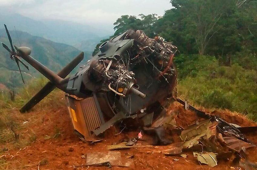 Helicóptero colombiano